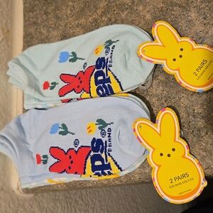 Pink  Peep Socks  2 Pair Per Pack  Size 5-9.5 Nwt